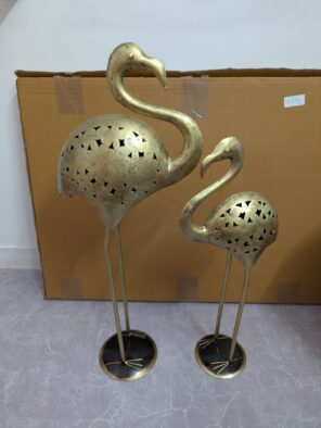 OSTRICHES PAIR SHOWPIECE  (The Ostrich Duo)
